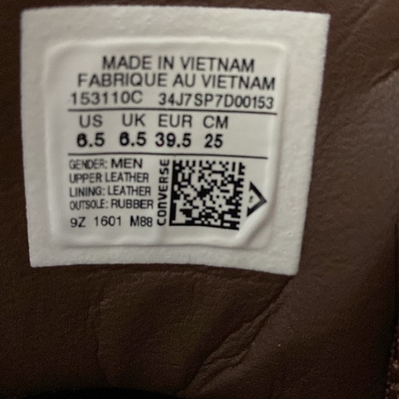 Converse Alpha Hi Gold High Top Sneakers - Picture 5 of 5